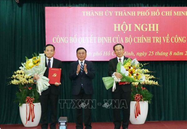 Đồng chí Trần Lưu Quang giữ chức Bí thư Thành ủy Thành phố Hồ Chí Minh