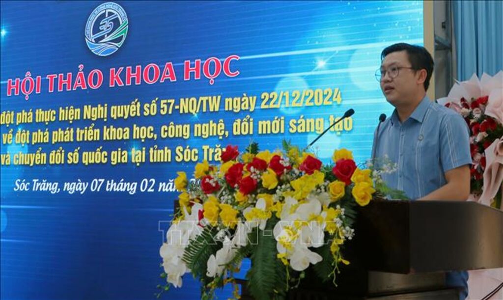 Hội thảo khoa học về đột phá phát triển khoa học, công nghệ, đổi mới sáng tạo và chuyển đổi số quốc gia tại tỉnh Sóc Trăng
