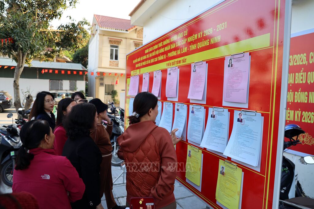 Cử phường Hà Lầm, tỉnh Quảng Ninh nghiên cứu danh sách những người cử đại biểu Quốc hội khóa XVI và đại biểu HĐND các cấp nhiệm kỳ 2026-2031.